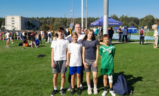 Nasi uczniowie na finale wojewódzkim w indywidualnych biegach przełajowych.